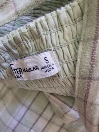 Hollister Green Plaid Mini Dress