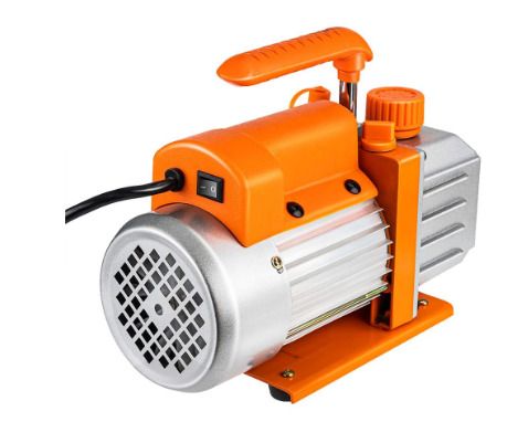 BRAND NEW 3/4CFM AC Refrigerant Vacuum Pump with Gauges HVAC Refrigeration Home Vacuum Packing Air Condition Automobile Maintenance