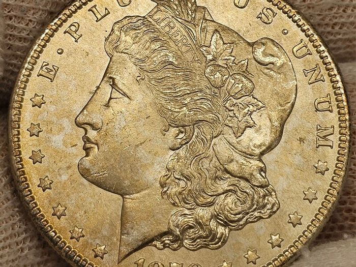 USA United States Silver 1879 S Silver Morgan Dollar Beautiful Uncirculated Lustrous Superb!