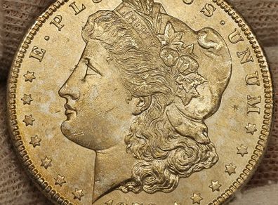 USA United States Silver 1879 S Silver Morgan Dollar Beautiful Uncirculated Lustrous Superb!