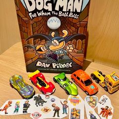 Dog Man Brand New + HotWheels Bundle