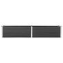 Garden Raised Bed 300x50x54 cm WPC Grey Image 3