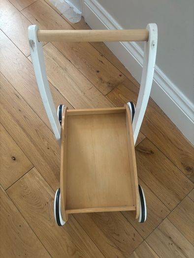 Wooden baby walker