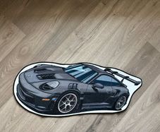 Porsche Style Car Rug / Kids Bedroom Mat