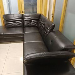 leather corner sofa