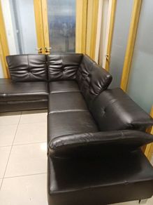 leather corner sofa