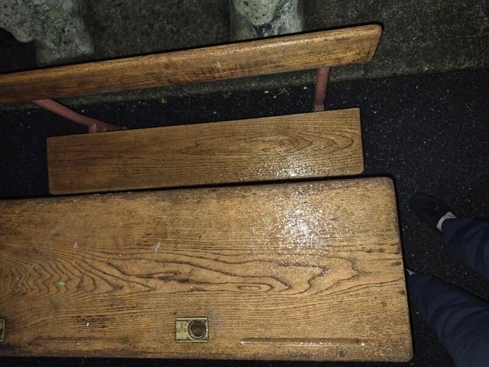 Vintage school desk
