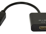 main image for ad 4K  Adaptor Lead Display Port Plug HDMI Socket