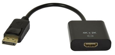 4K  Adaptor Lead Display Port Plug HDMI Socket