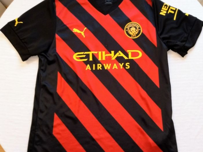2022/23 Manchester City #10 Grealish Puma Away Jersey Size L Adults