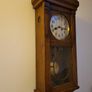 Antique German DUFA Box Wall Clock, Fully Working with Original Key (c. 1920s) Image 3