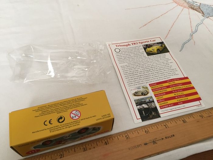 Corgi. Model 111. Triumph TR2 Sports. Excellent condition.