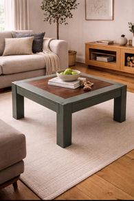 Solid oak coffee table