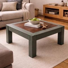 Solid oak coffee table