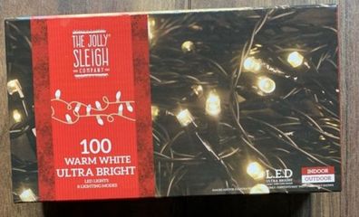 100 Warm White Christmas Lights