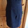 Dressbarn collection black tiered pencil dress pearl neckline Us 6 Uk 10 postage included Image 4