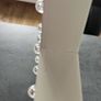 Cream wooden free standing star light Image 8