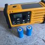 Two Sangean Emergency SDR 800 DAB+ radios full sets plus spare batteries Image 2