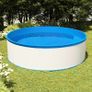 Splasher Pool with Hanging Skimmer and Pump 350x90 cm White Image 2
