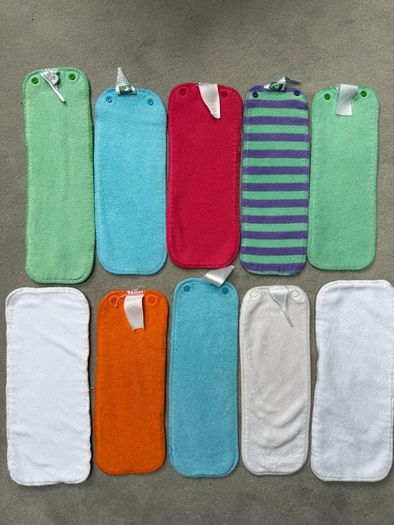 TotsBots Bamboo Nappy Boosters 10 Pack 2 Ply