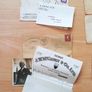 Collection of historical ephemera includes vintage envelopes, postage stamps, two photos and a bank check from the mid-20th century.Items date from the 1920s to the 1960s Image 3