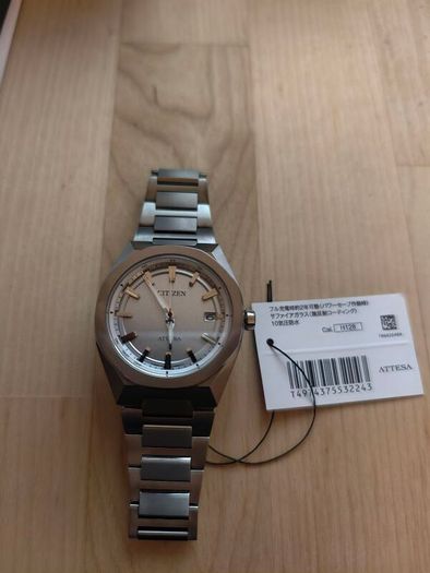 Brand New Citizen Attesa Super Titanium CB3040-56H (Eco-Drive Radio-Controlled) Full Set