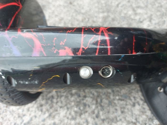 HOVERBOARD, Black with colouration, No Charger so cannot test, excellent cosmetic condition