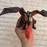 Dragon of Darkness Figure Fantasy World By Papo 2007 approx. 9'' Used Please see photos Image 8