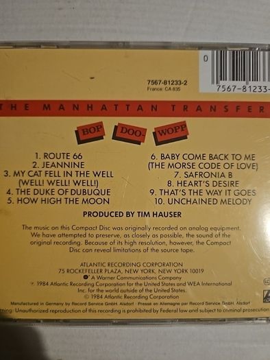 The Manhattan Transfer Collection - Bop Doo  - Wopp / Tonin'