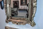 Beautiful Laricol shelf with antique mirror