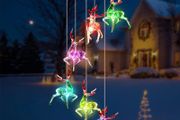 Solar Butterfly Wind Chimes Outdoor, Gifts for Mum/ Grandma/ Wife/ Daughter/ Sister, Birthday Gifts for Women, Mum Gifts for Mothers Day, Christmas, Easter Decor Lights for Garden Yard Porch MULTIPLE DESIGNS (FREE POSTAGE)