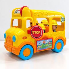 Pre Owned LeapFrog Interactive Yellow Bus with 4 Figures & Accessories