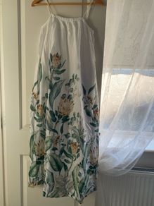 H&M linen dress size XS new no tags