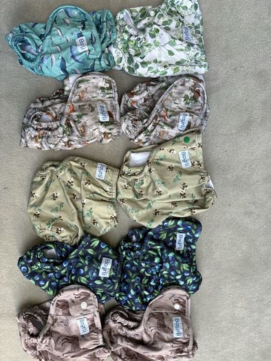 Bayrli Pocket Cloth Nappies 10 Nappies 15 Inserts