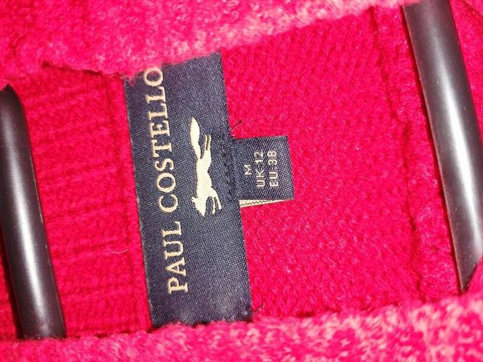 Paul Costelloe red jumper 12