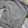 Brand New River Island Boys Grey Check Track Jacket Image 6