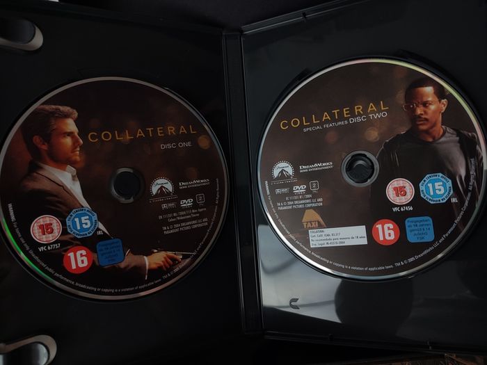 Collateral ! 2 Disc Special Edition ! Jamie Foxx and Tom Cruise ! 2005 ! by DVD !