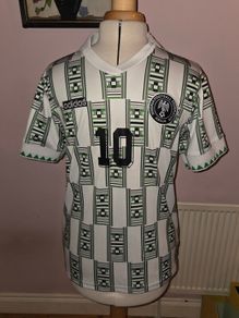Retro 1994 Nigeria World Cup Home Jersey #10 Okocha - Medium size