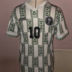 Retro 1994 Nigeria World Cup Home Jersey #10 Okocha - Medium size