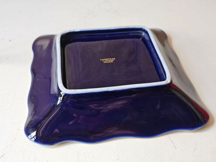 Limoges Cobalt Blue Dish