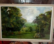 Large oil painting on canvas