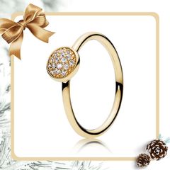 Pandora Dazzling Droplet Gold (585) Ring