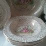 Seven Piece Crinoline Lady Dessert Set Image 3