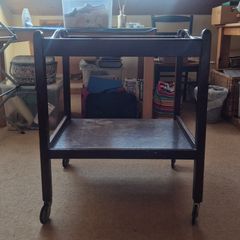 Wooden trolley