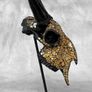 Mosaic-Embellished Real Goat Skull - Bone, Mosaic inlay Image 7