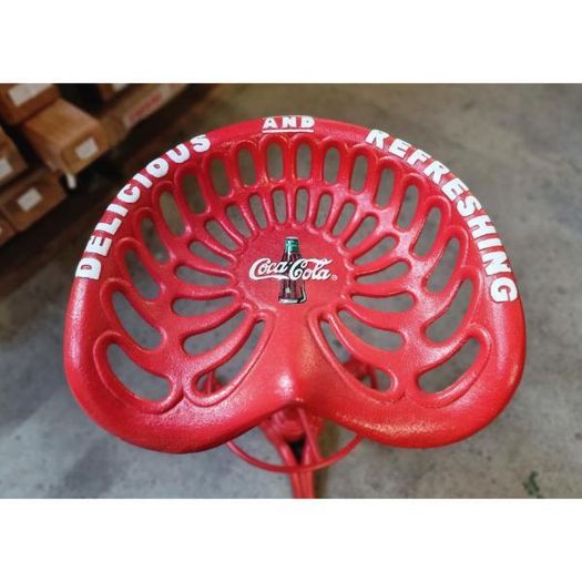 Coca Cola Tractor Seat Stool H274
