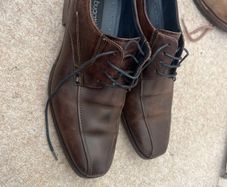 mens brown shoes Bugatti size 9 eu 43
