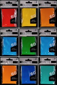 Multiple Colours Available - 60x Ultra Pro Pro-Matte and Gloss Small Deck Protector Sleeves Yugioh Cardfight Cards Japanese Size