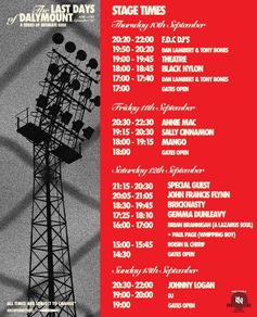 Last Days of Dalymount: Gig Tonight