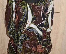Rainbow collection brown top size UK14 EU42 Postage included